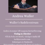 Sadelutprovare Andrea Waller